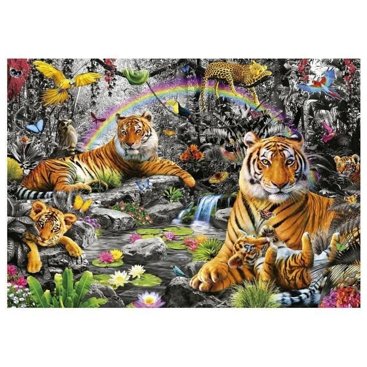 Puzzle paysage et nature - EDUCA - Jungle radieuse - 1500 pieces - Sac