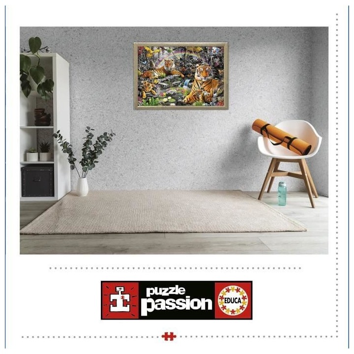 Puzzle paysage et nature - EDUCA - Jungle radieuse - 1500 pieces - Sac