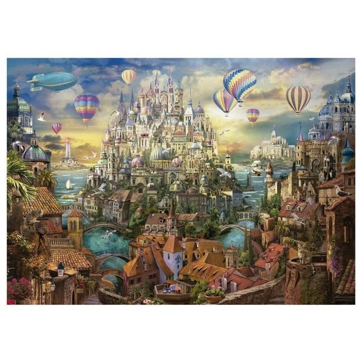 Puzzle Architecture et monument - EDUCA - VILLE DE ReVE - 8000 pieces
