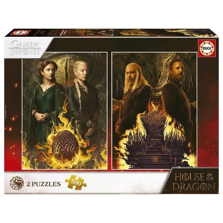 Puzzle - EDUCA - House Of The Dragon - 500 pieces - Paysage et nature