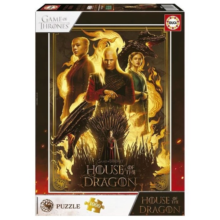 Puzzle - EDUCA - House Of The Dragon - 1000 pieces