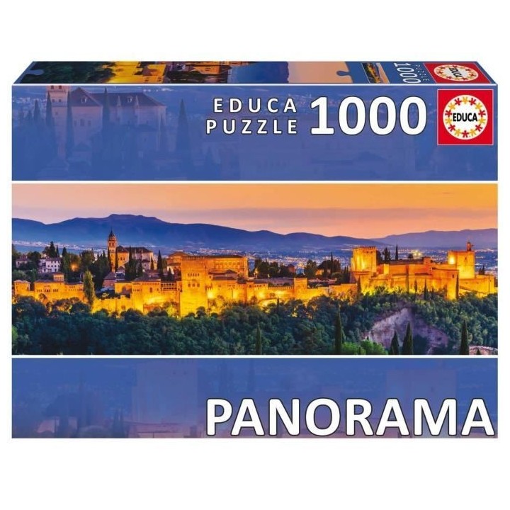 Puzzle 1000 pieces - Educa - L'Alhambra de Grenade - Architecture et m
