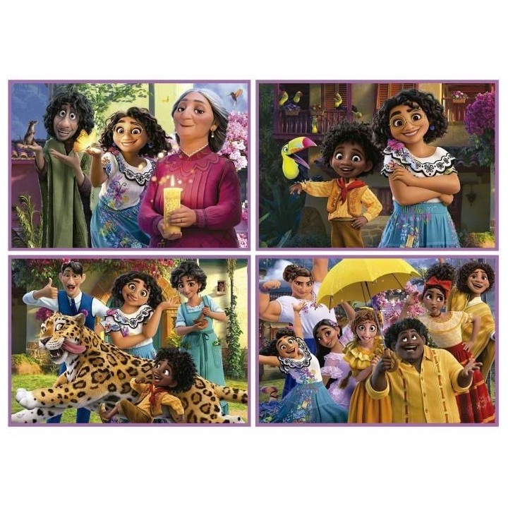 Puzzles progressifs Disney Encanto - 4 niveaux de difficulté - Marque