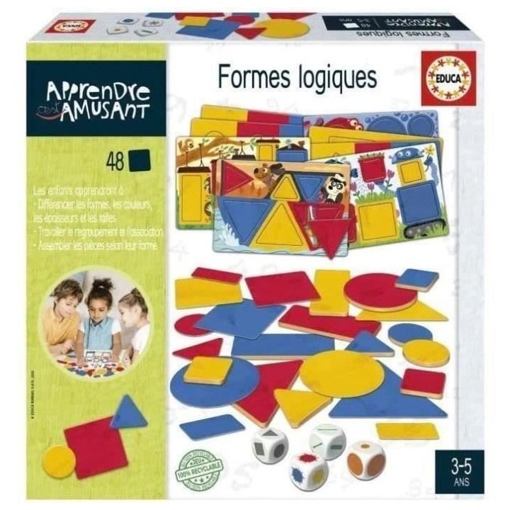 Jeu d'apprentissage - EDUCA - Formes Logiques