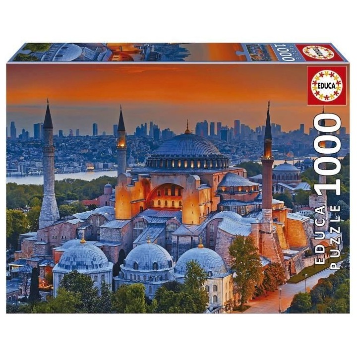 Puzzle MOSQUÉE BLEUE, ISTANBUL - 1000 pieces - EDUCA - Architecture e