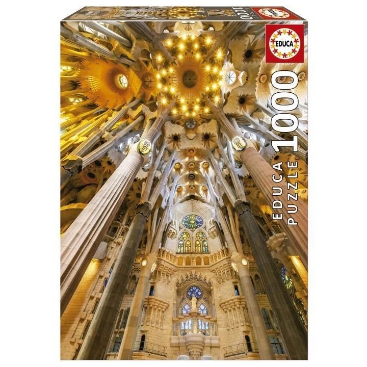 Puzzle 1000 pieces INTÉRIEUR DE LA SAGRADA FAMILIA - Educa - Architec