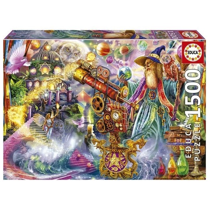 Puzzle SORTILeGE MAGIQUE - 1500 pieces - Marque EDUCA - Theme Fantasti