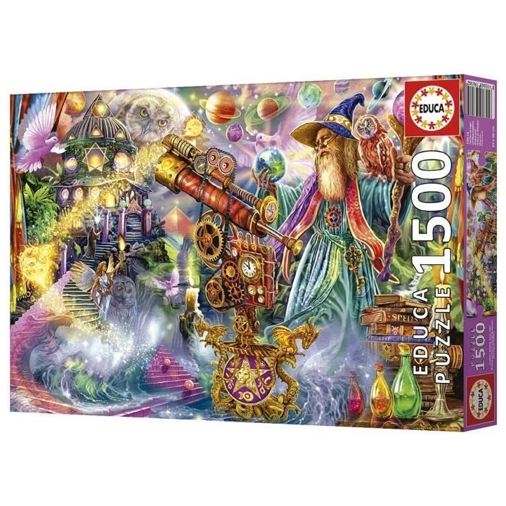 Puzzle SORTILeGE MAGIQUE - 1500 pieces - Marque EDUCA - Theme Fantasti