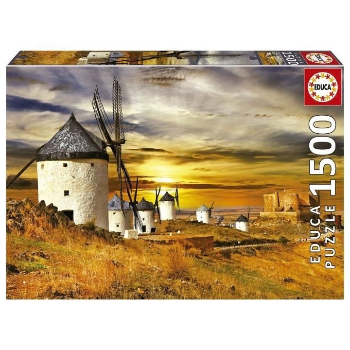 MOULINS a VENT, CONSUEGRA - Puzzle de 1500 pieces