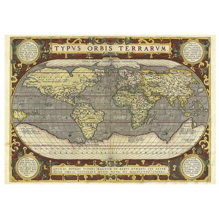 Puzzle éducatif Planisphere - 2000 pieces - EDUCA