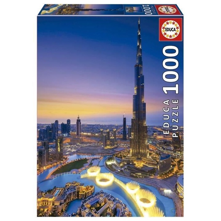 Puzzle Architecture et monument - EDUCA - BURJ KHALIFA, ÉMIRATS ARABE