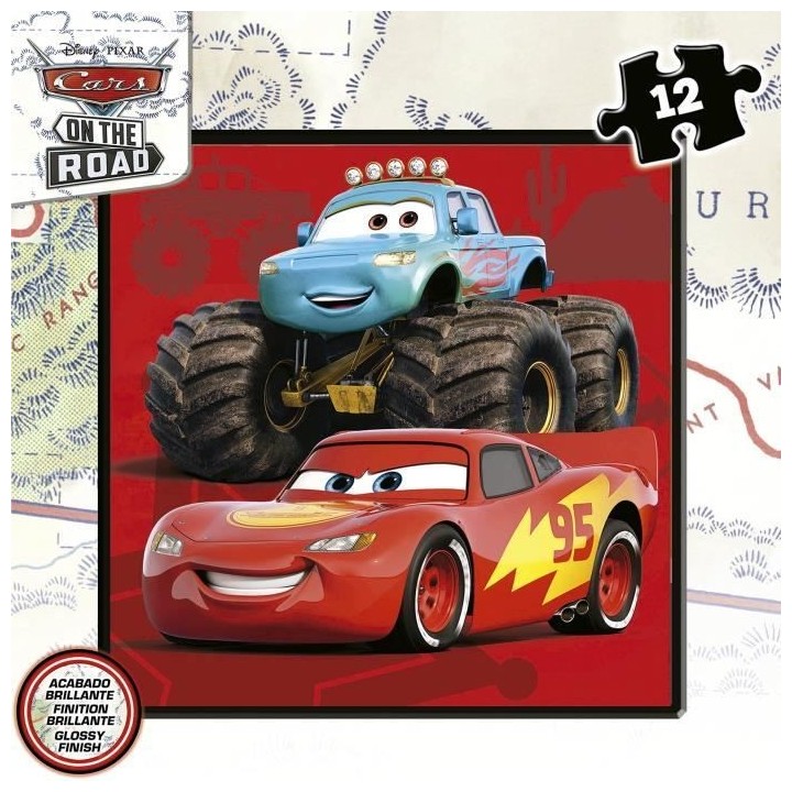 Puzzle progressif CARS - Malette de 4 puzzles - Educa - 12-16-20-25 pi