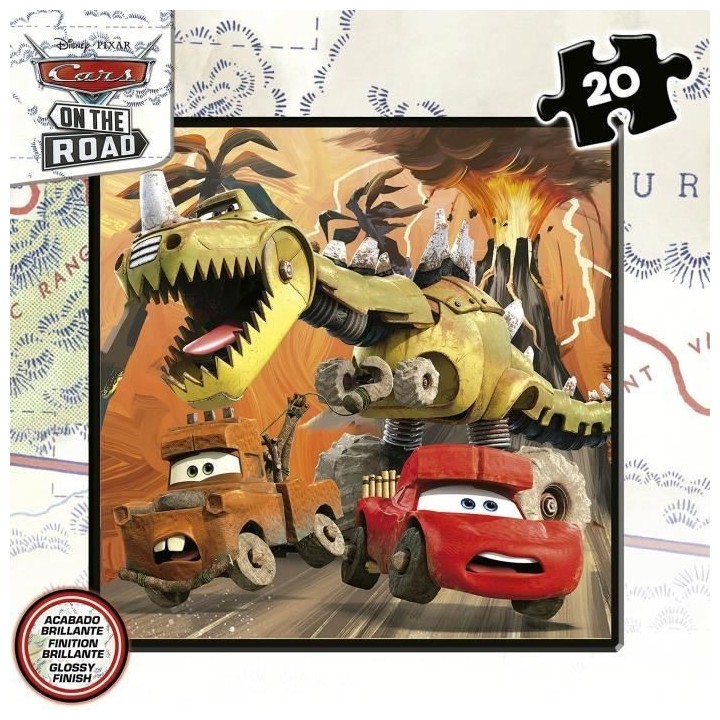 Puzzle progressif CARS - Malette de 4 puzzles - Educa - 12-16-20-25 pi