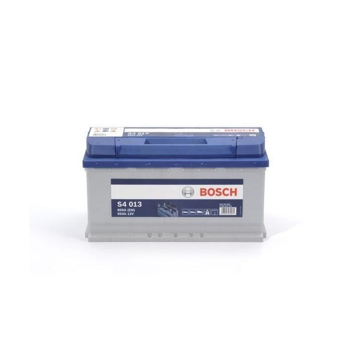 BOSCH Batterie Auto S4013 95Ah 800A / + a droite