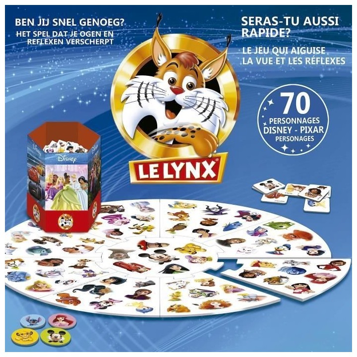 Jeu d'images - EDUCA - Lynx Disney 70 Images