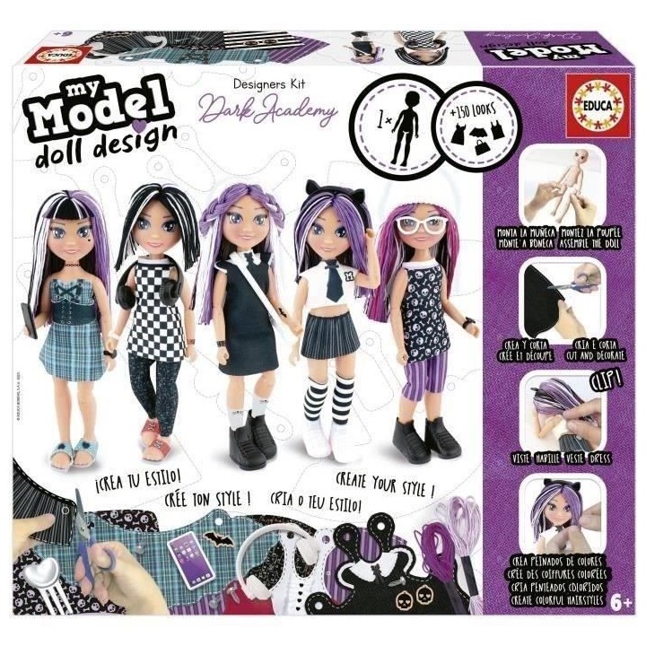 Jeu de mode - EDUCA - My Model - Doll Design - Moon Fashion Style