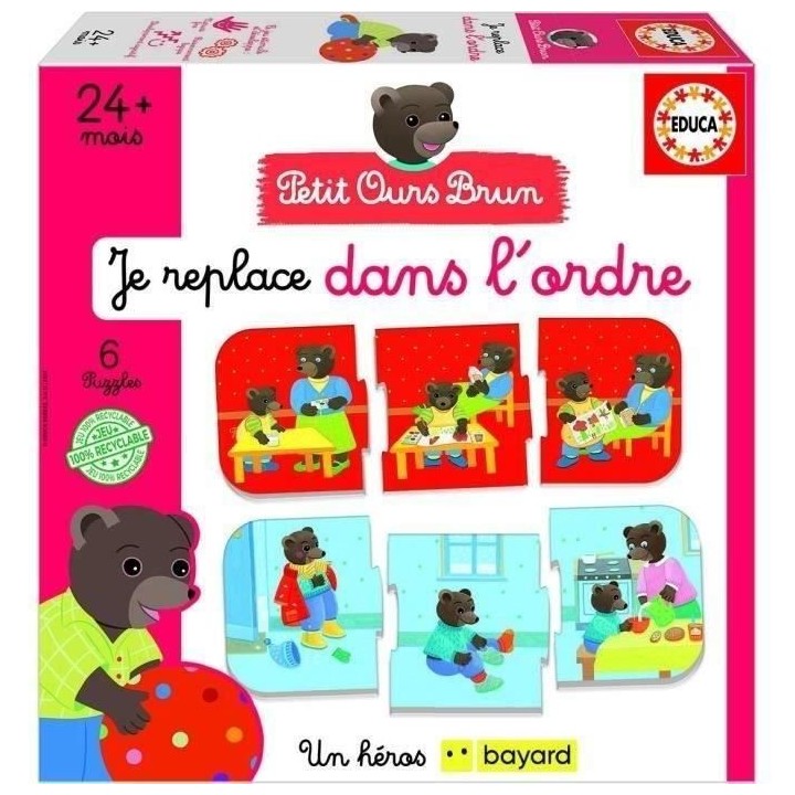 Jeu d'apprentissage - EDUCA - J'Associe Les Séquences Logiques - Peti