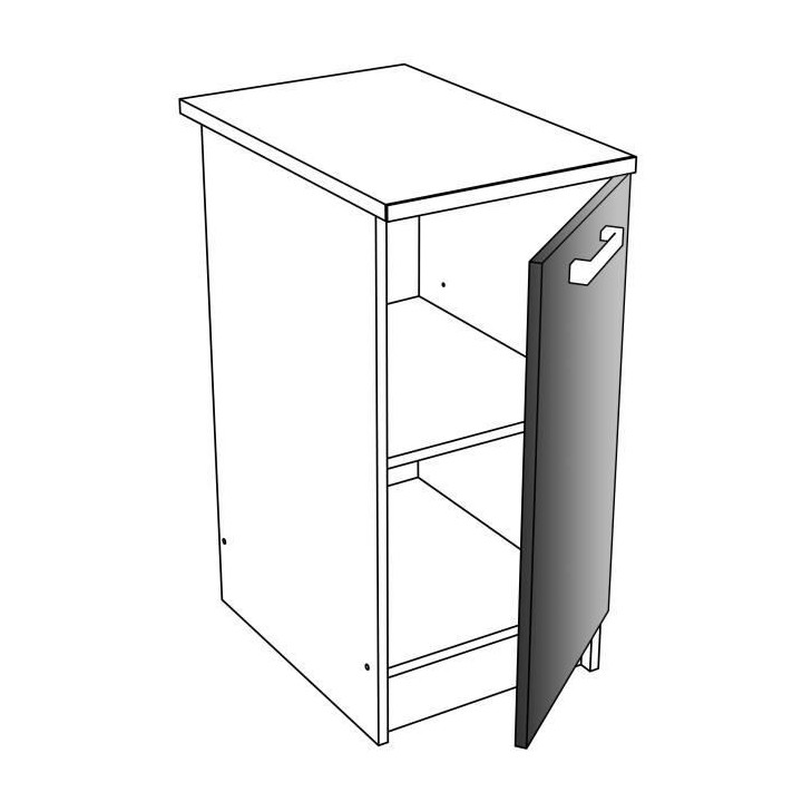 START Caisson bas de cuisine L 40 cm - Blanc brillant