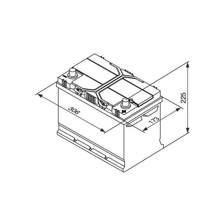 Batterie BOSCH Bosch S4028 95Ah 830A