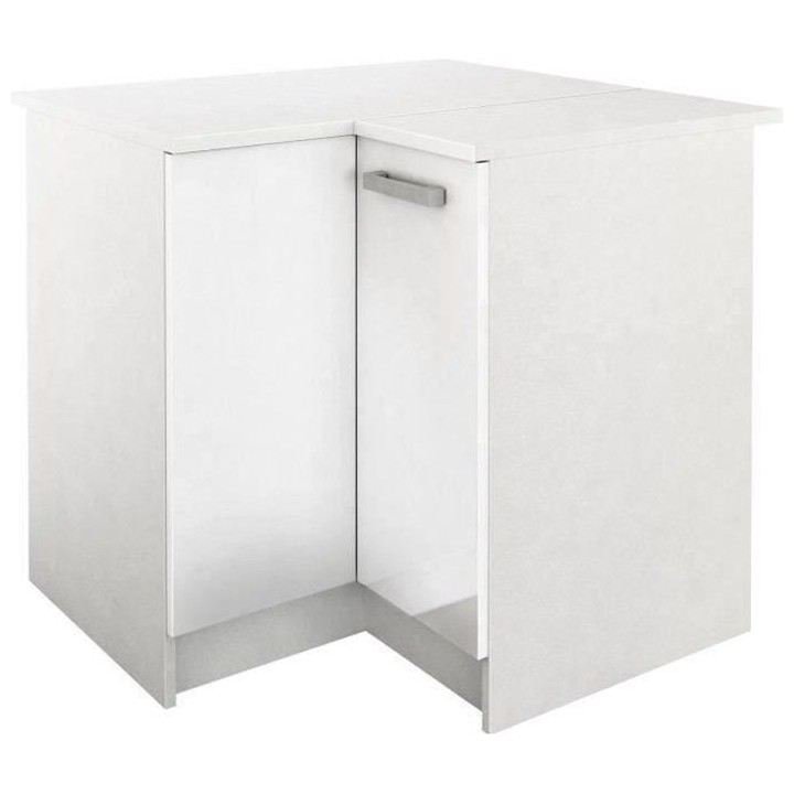 START Meuble de cuisine bas d'angle avec plan de travail L 88 x P 88 c