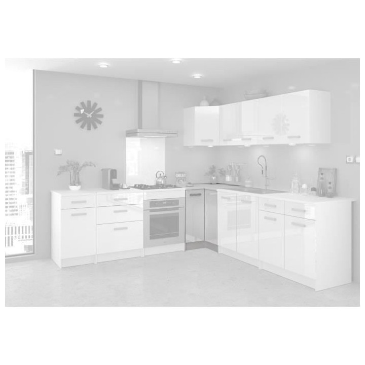 START Meuble de cuisine bas d'angle avec plan de travail L 88 x P 88 c