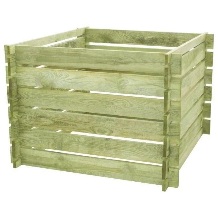 Bac a compost EKJU - 73x73xh65 cm