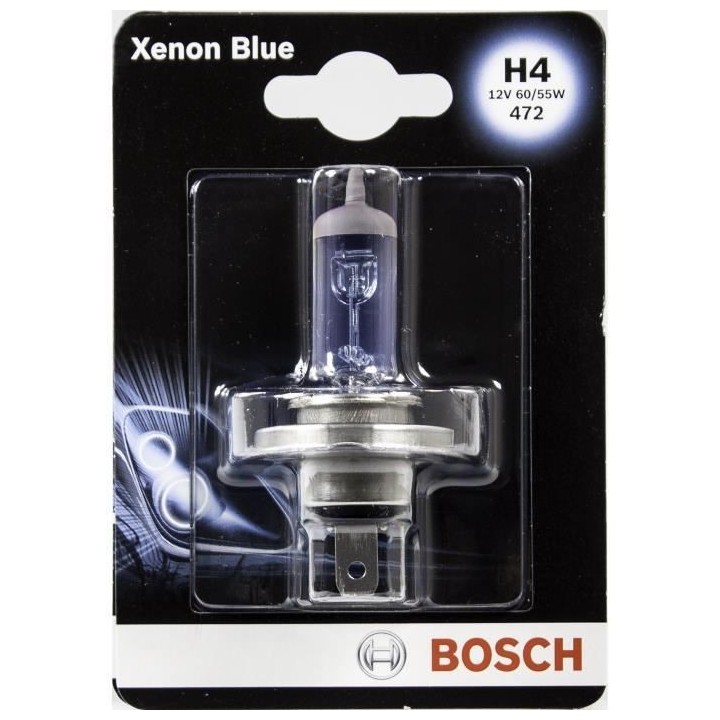 BOSCH Ampoule Xenon Blue 1 H4 12V 60/55W