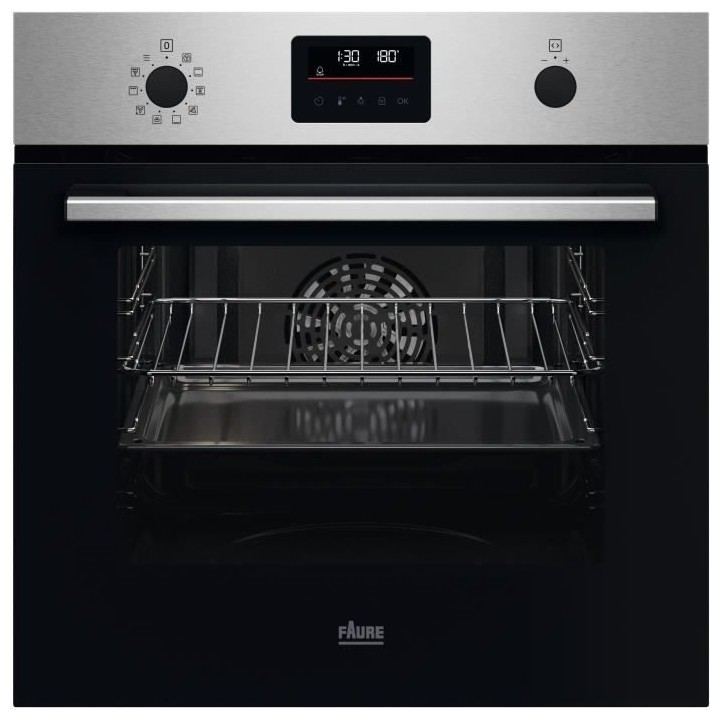 Four multifonction encastrable - Pyrolyse - FAURE - FOPWC6X2 - Inox -