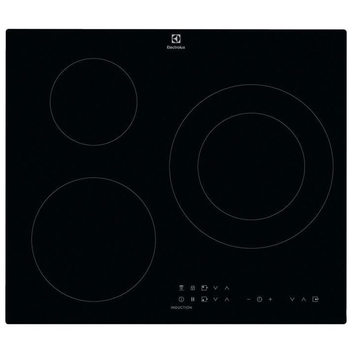Plaque de cuisson induction - ELECTROLUX - 3 zones - L 59 x P 52 cm -