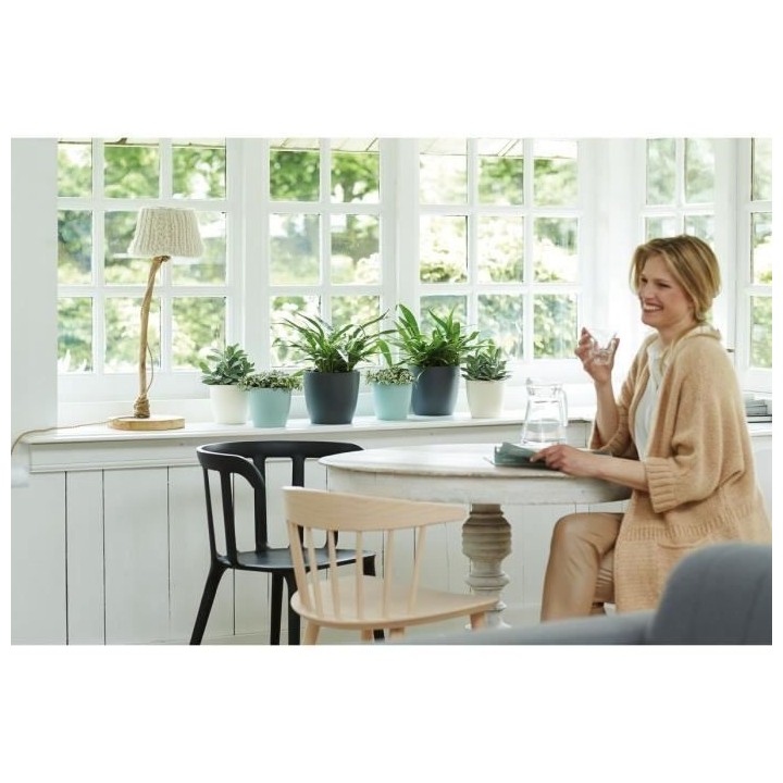 Pot de fleurs Brussels Rond 30 anthracite