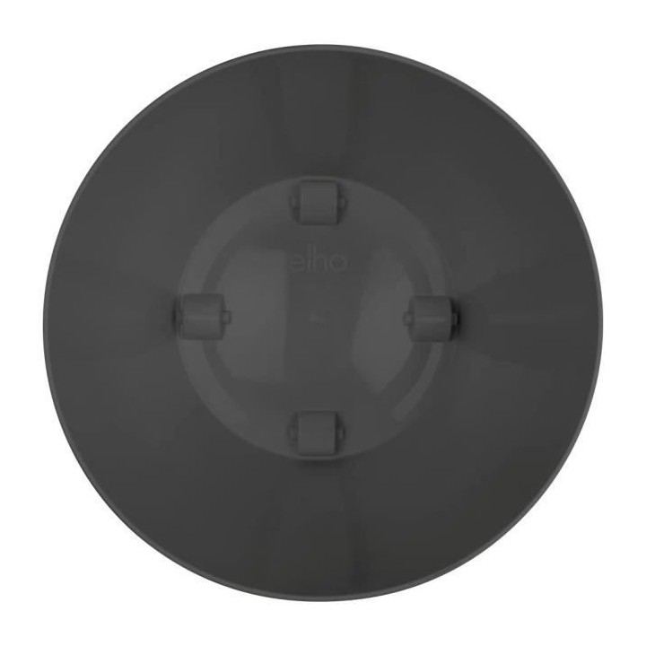 ELHO Brussels Pot de fleurs rond Roues 40 - Noir - Ø 39 x H 37 cm - i