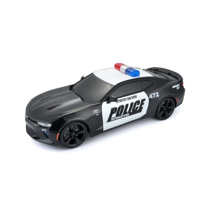 Voiture de police radiocommandée - Chevrolet Camaro 2016 - Echelle 1: