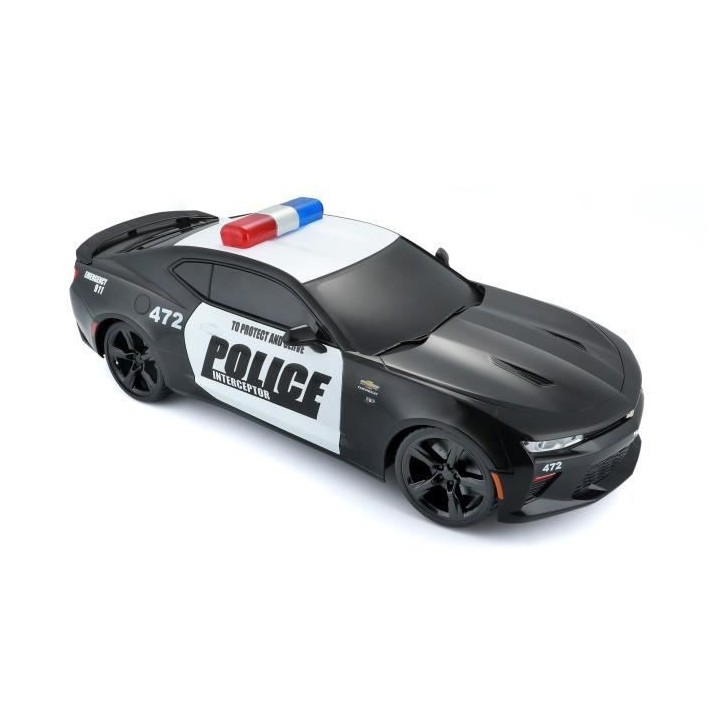 Voiture de police radiocommandée - Chevrolet Camaro 2016 - Echelle 1: