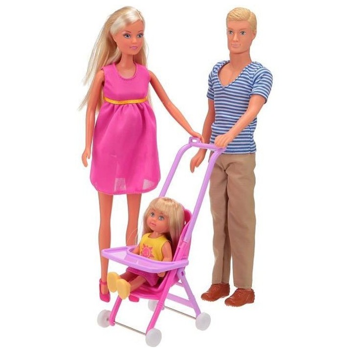 SIMBA Steffi Love Famille Heureuse + Accessoires