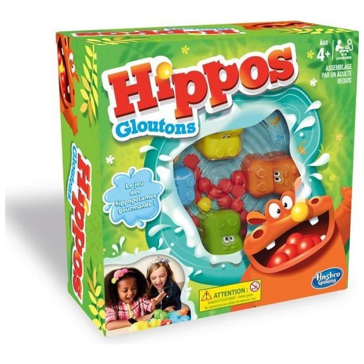 HIPPOS GLOUTONS - Jeu de societe pour enfants - Version francaise