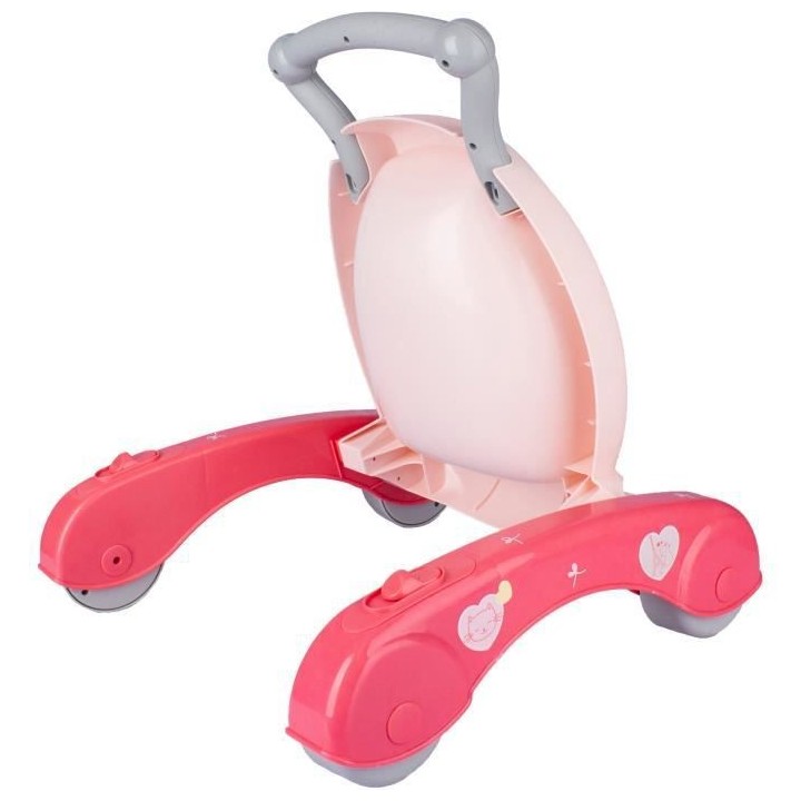 QUEENY DOLLS Mon trotteur 2-en-1 + Poupée