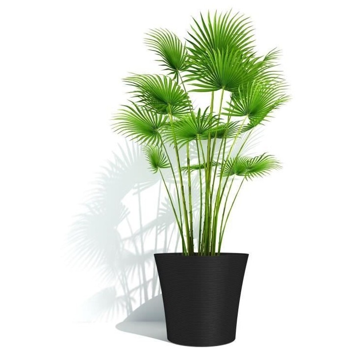 Pot de fleurs - GARDEN ID - Green Care Sense Noir-Anthracite - 30 x 27