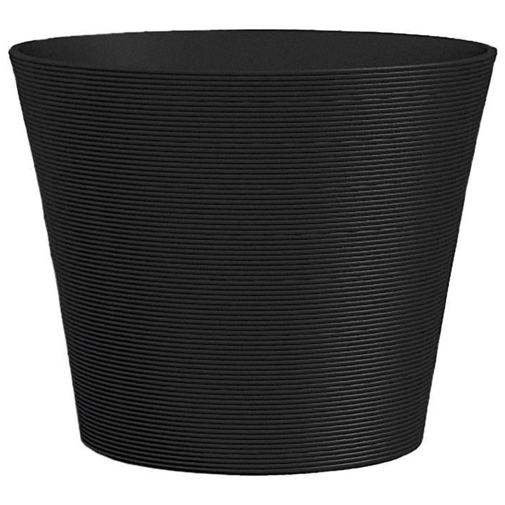 Pot de fleurs - GARDEN ID - Green Care Sense Noir-Anthracite - 40 x 34