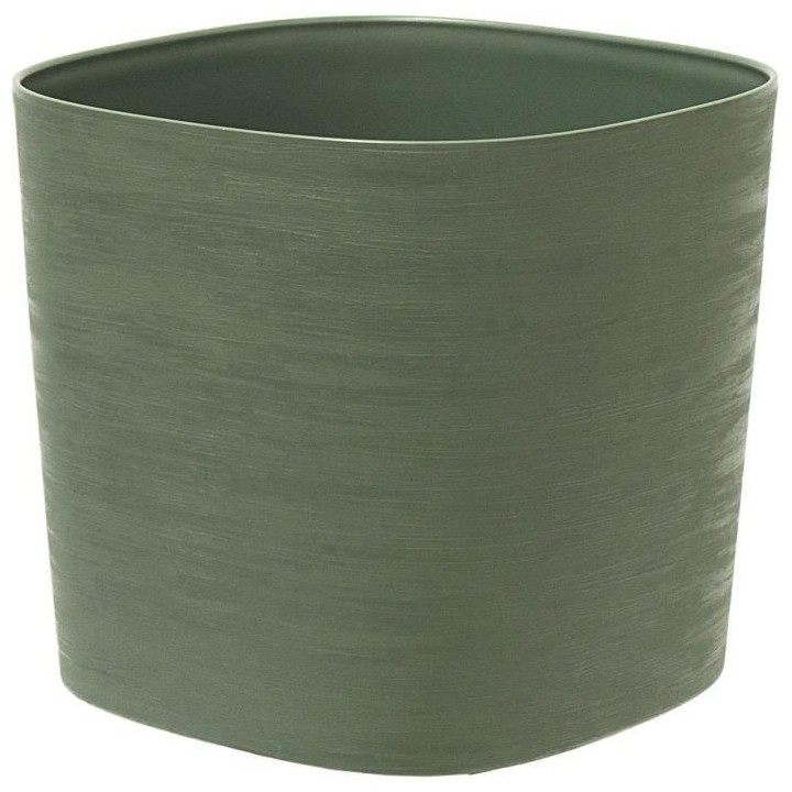 Pot avec réserve d'eau - GARDEN ID Respect - Vert-de-gris 20 x 20 cm