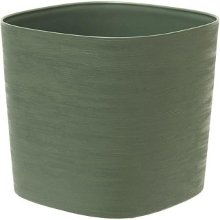 Pot avec réserve d'eau - GARDEN ID Respect - Vert de gris 40 x 40 cm