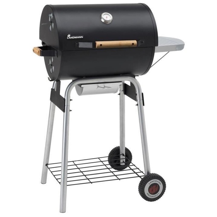 Landmann Black Taurus 440 barbecue tonneau charbon de bois