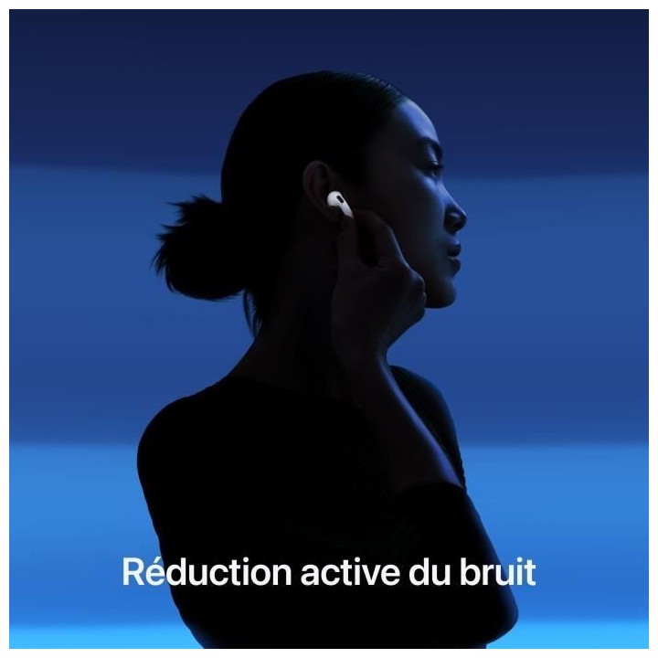 APPLE AirPods 4 avec réduction active du bruit