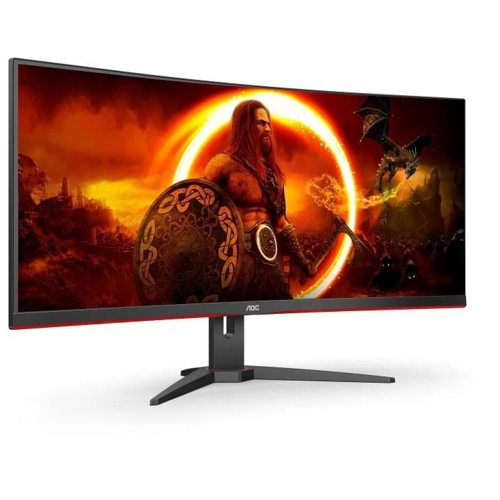 Écran PC incurvé AOC CU34G2XE 34 WQHD Dalle VA 144Hz 1ms 1 HDMI 1DP