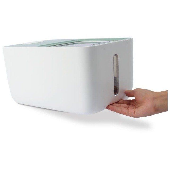 Container croquettes - M PETS - BOXI - 10 L - Couvercle coulissant- Fe