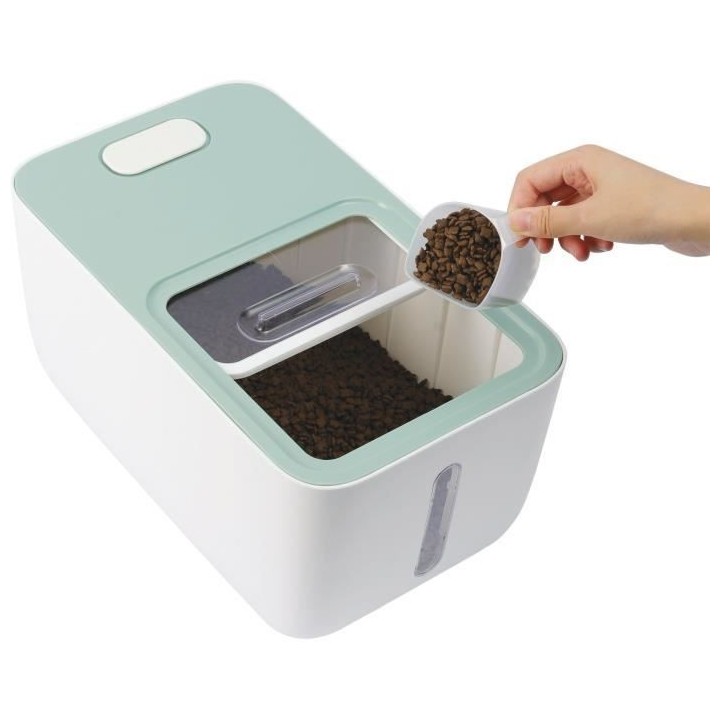 Container croquettes - M PETS - BOXI - 10 L - Couvercle coulissant- Fe