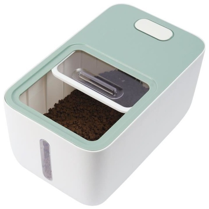 Container croquettes - M PETS - BOXI - 10 L - Couvercle coulissant- Fe