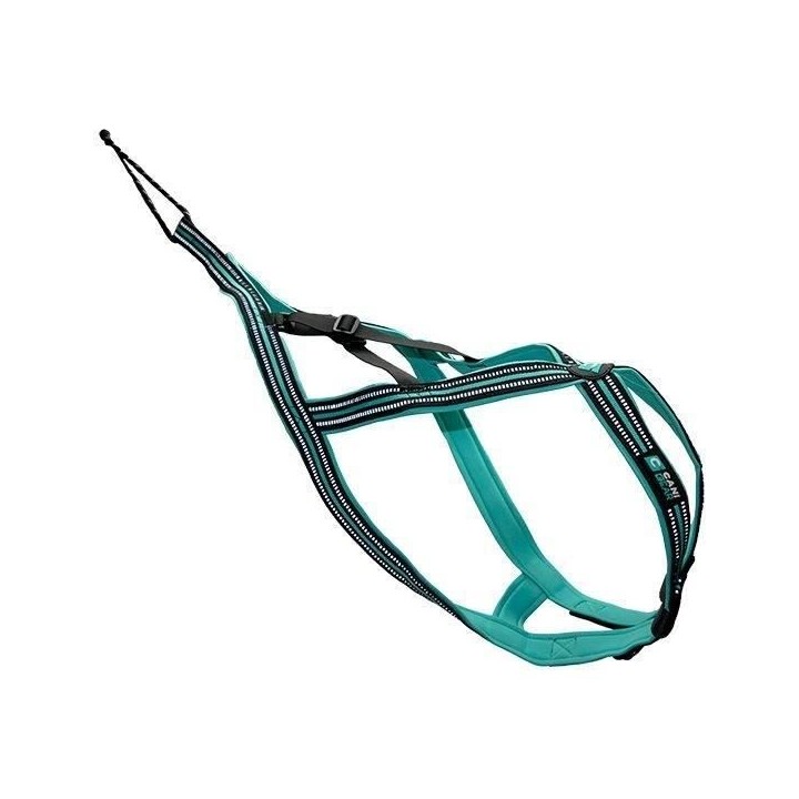 Harnais de traction pour chien - OLYMPIA - L - Type X-back - Bleu