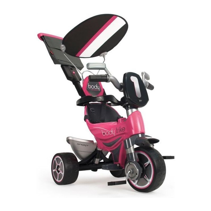 INJUSA Tricycle Rose avec Pare Soleil Fille