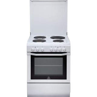 INDESIT-I6E6C1AE(W)/FR - Cuisiniere Electrique - 4 Zones - 7000W - Fou