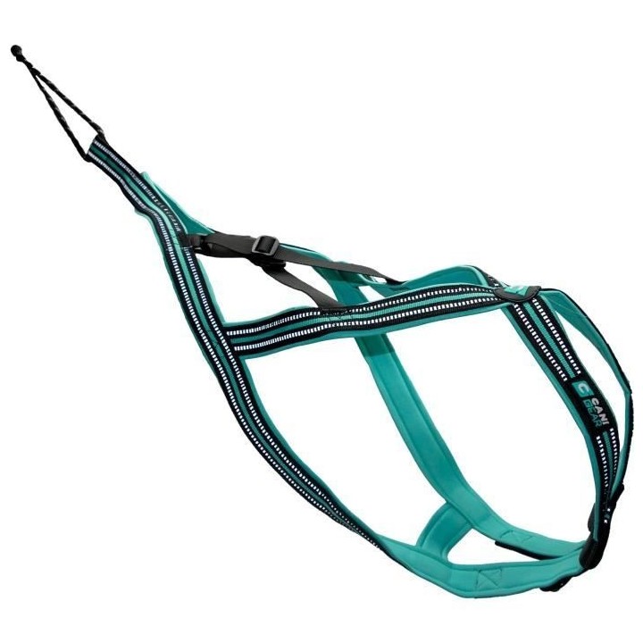 Harnais de traction pour chien - OLYMPIA - M - Type X-back - Bleu